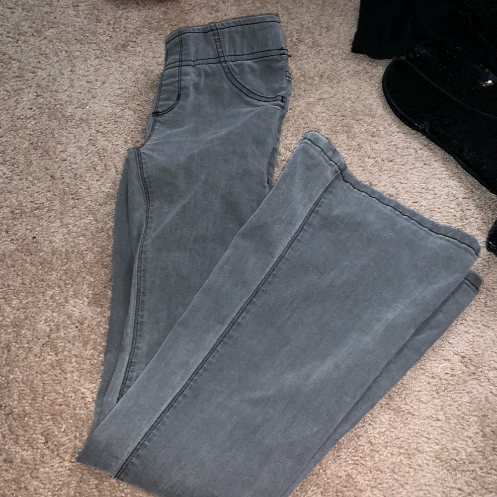 Free people tight flare pants